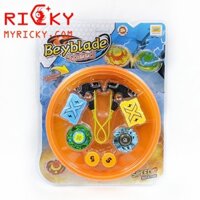 Bộ 2 con quay Kim Loại và sàn đấu Lớn Cao Cấp BEYBLADE