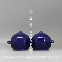 Bộ 2 cóng - Cóng Chào Mào - Cóng Choè Lửa - Cóng chim vẽ tay - Cửu Chính Đường - Xanh dương tòa án