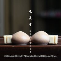 Bộ 2 Cóng - Cóng Khuyên - Cóng chim vẽ tay - Cửu Chính Đường - Cà phê màu men - Lắp tai cóng vào cóng 1.2 cm