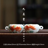 Bộ 2 Cóng - Cóng Khuyên - Cóng chim vẽ tay - Cửu Chính Đường - Cá vàng