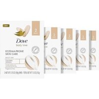 Bộ 2 cục xà phòng Dove Dove Body Love Beauty Bar Soap Eczema-Prone 106x2 (Mỹ)