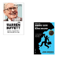 Bộ 2 cuốn về Warren Buffet và cuốn sách yêu thích của ông Luật Của Warren Buffet - Những Cuộc Phiêu Lưu Trong Kinh Doanh