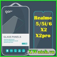 Bộ 2 Cường lực Gor Realme C30 C30S C35 pro Realme Q Realme XT Realme 3 pro Realme X2 pro Realme 5i Realme 5 Realme 6 pro