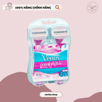 Bộ 2 Dao cạo cho nữ có đầu sáp bơ Gillette Venus Úc
