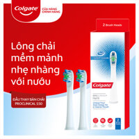 Bộ 2 đầu bàn chải điện dùng pin Colgate B150 Pro Clinical