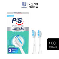 Bộ 2 đầu bàn chải điện PS S100 Pro - Sạch Sâu - Trắng