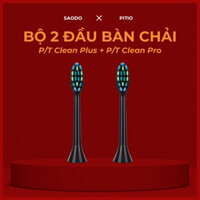 Bộ 2 đầu bàn chải điện thay thế PITIO P/T CLEAN PLUS - P/T CLEAN PRO