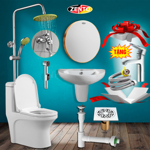 Bộ 2 dây cấp nước nóng lạnh Zento ZDC4011