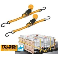 Bộ 2 dây đai tăng đơ chằng hàng cột hàng cho xe máy xe tải 5 mét Tolsen 62252