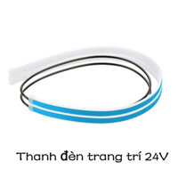 Bộ 2 Dây Đèn LED 24V DRL 30 / 45 / 60cm Siêu Mỏng Chống Thấm Nước Chuyên Dụng Cho Xe Hơi LYMOYO
