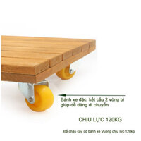 Bộ 2 Đế lót chậu cây-Đế đôn chậu cây 120kg BÁNH ĐẶC R30xC8cm dùng cho chậu hoa/bình gas/bình nước