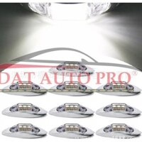 Bộ 2 đèn 3 led màu trắng dùng cho oto,xe tải,container
