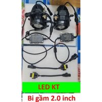 Bộ 2 đèn bi gầm F10K 2.0 inch pát zin jack zin có chỉnh cao thấp cho Vios 2021 Corrola cross Fortuner 2022 2 inch