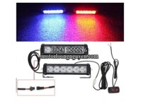 BỘ 2 ĐÈN LED 6 BÓNG CHỚP XANH ĐỎ POLICE