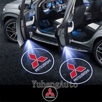 Bộ 2 Đèn Led Chiếu Sáng Cửa Xe Hơi Cho Mitsubishi Pajero Grandis