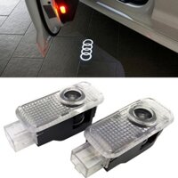 Bộ 2 Đèn led Chiếu Sáng Gắn Cửa Xe Hơi Cho audi q3 q5 q7 r8 a1 a3 a4 a5 a6 a7 a8 rs4 rs5 rs6 rs7 tt Ts