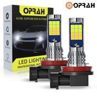 Bộ 2 Đèn led Sương Mù h11 h4 h7 9005 Hai Màu Ánh Sáng Trắng + Vàng 12v Cho Xe Hơi