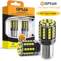 Bộ 2 Đèn LED Tín Hiệu Đuôi Xe Hơi P21W PY21W P21 / 5W 7443 W21 / 5W 1157 1156 BAU15S DRL 12V