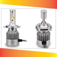 Bộ 2 Đèn pha led C6 36w chân H4 siêu sáng cho ô tô - 2 bóng