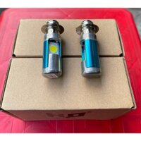 Bộ 2 đèn pha led chân m5 cho xe đời cũ wave,dream,nouvo1...