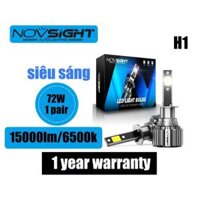 Bộ 2 đèn pha LED NOVSIGHT N74 H1 70W 15000LM 6500K ánh sáng trắng siêu sáng
