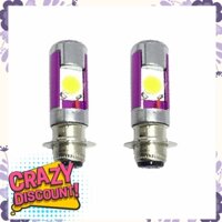 Bộ 2 Đèn pha led Thanh Khang 2 chân M5 eagleye gắn xe máy - Ánhsáng trắng