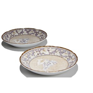 Bộ 2 đĩa sứ Miyabi Nhật Bản MB07/2 22cm