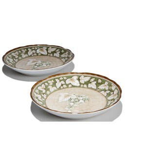 Bộ 2 đĩa sứ Miyabi Nhật Bản MB07/2 22cm