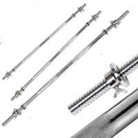 Bộ 2 đòn tạ tay 35cm, 1,5m tập gym, chất liệu sắt xi, đường kính phi 27, dụng cụ thể thao
