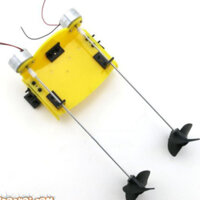 Bộ 2 động cơ 2 trục chân vịt cho bạn chế tạo tàu nhỏ