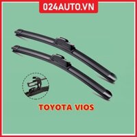 Bộ 2 Gạt Mưa Ô Tô Bosch Silicon Mềm Cho Xe Vios 2014-2015-2016-2017-2018