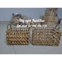 Bộ 2 giỏ lục bình có quai