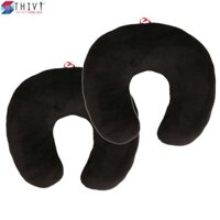 Bộ 2 Gối Kê Cổ Văn Phòng Màu Trơn