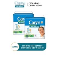 Bộ 2 gói tấm đệm lót caryn 20 miếng [42*72cm]