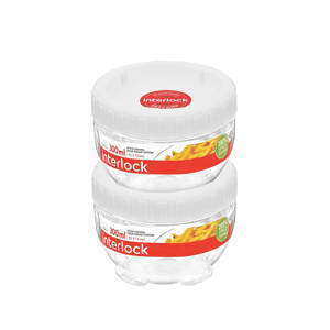 Bộ 2 hộp bảo quản Lock&Lock Interlock INL306S2 300ml