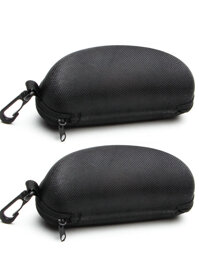 Bộ 2 hộp đựng mắt kính có móc treo - Màu Đen