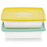 Bộ 2 hộp đựng thực phẩm nhựa Thái Lan 560 ml BHX PL-PN3432AX2-P1