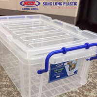 Bộ 2 hộp đựng thực phẩm nhựa có nắp Song Long Plastic đa năng - 2222