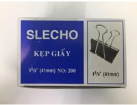 Bộ 2 Hộp Kẹp Bướm Echo 41mm - Đen  12 KẹpHộp