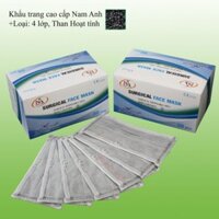 Bộ 2 Hộp khẩu Trang Than Hoạt Tính -Nam Anh Xám