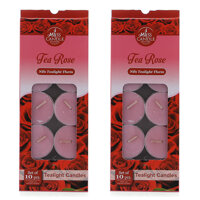 Bộ 2 hộp nến tealight thơm Miss Candle FtraMart MIC0147 Lựa chọn 10 mùi hương - Hồng-Tea Rose