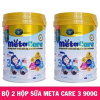 Bộ 2 hộp Sữa Meta Care 3 900g (1-3 tuổi)