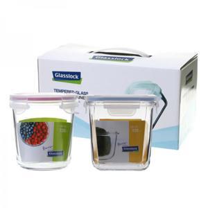 Bộ 2 hộp thủy tinh cường lực Glasslock GL44
