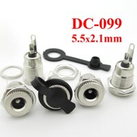 Bộ 2 Jack sạc DC-099 chuẩn 5.5mm x 2.1mm (Jack DC Có cao su chống nước)