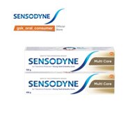 Bộ 2 Kem Đánh Răng SENSODYNE Multi Care 100gr/tuýp chăm sóc và phục hồi men răng