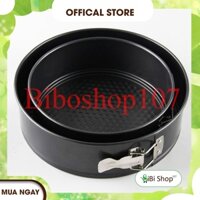 🎶BỘ 2 KHUÔN BÁNH TRÒN ĐẾ RỜI CHỐNG DÍNH CÓ KHÓA 18 20CM🎶