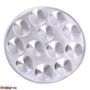 Bộ 2 Khuôn Đổ Bánh Bèo Inox ( 12 Bánh / 1 Khuôn )