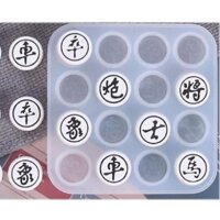 Bộ 2 Khuôn Silicone Đổ Resin Bộ Cờ Tướng - Trường Thịnh Epoxy