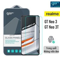 Bộ 2 Kính Cường Lực Gor cho Realme GT Neo 3 Realme GT Neo 3T Trong Suốt, Không Viền Đen 9H Vát 2.5D  2 miếng - Hàng nhập khẩu - Realme GT Neo 3