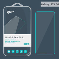 Bộ 2 Kính Cường Lực Gor Cho Samsung Galaxy A53 5G Trong Suốt Cao Cấp, 9H Vát 2.5D Fullbox - Hàng Nhập Khẩu